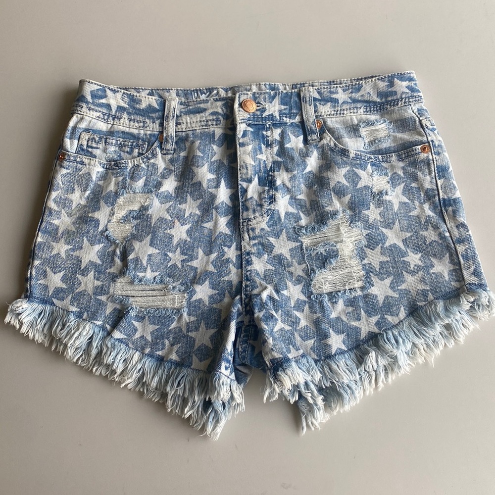 Star Jean Shorts